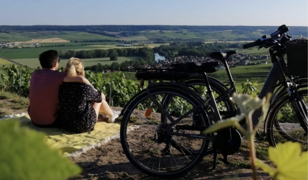 Balade en vélo en Champagne